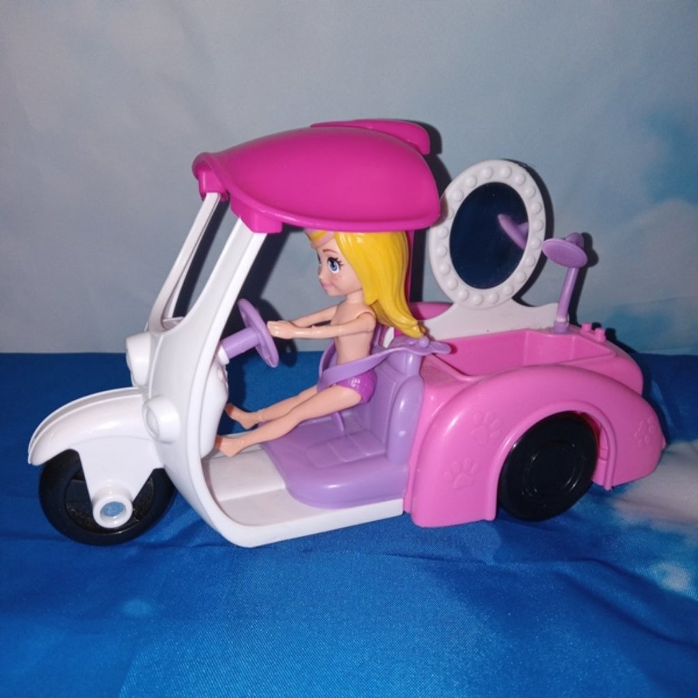 Polly Pocket Scrubadub Pup Pet Washer Car Grooming Station